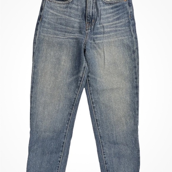 Madewell The Mom Jean High Rise Waist Size 23 Stone Denim Wash - Picture 2 of 9